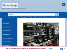 Tablet Screenshot of karaoke-jo.nl